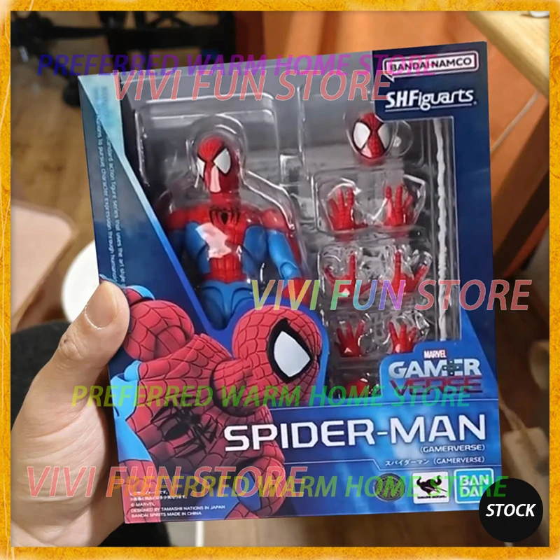 

In Stock BANDAI SHF GAMEVERSE SPIDER-MAN Movable Model Toys S.H.FIGUARTS