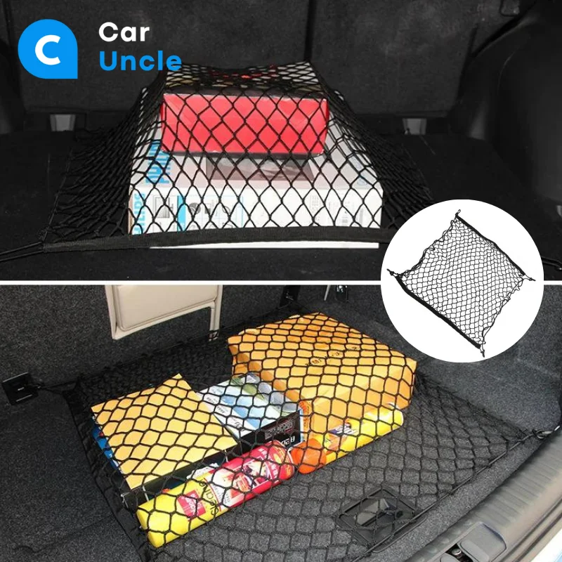 70*70 Universal Car Trunk Roof bagagli Net detriti isolamento Net Storage Pocket Car Trunk Mesh Net Cargo Trunk Organizer