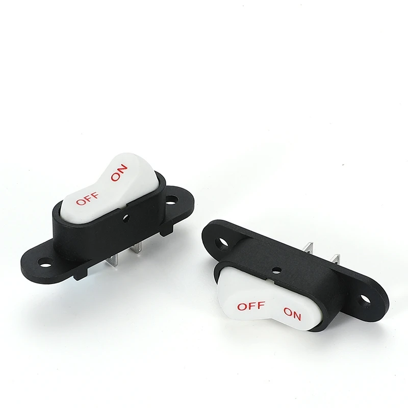 5PCS KCD1 Rocker Switch 6A 250V AC 2Pin OFF/ON Electric Rice Cooker Switch 10A 125V Used For Electric Frying Pans