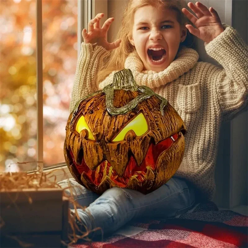 

Noise Activated Pumpkin Animated Talking Pumpkin Decoration Lifting Pumpkin Creates a Spooky Atmospheres for Halloween