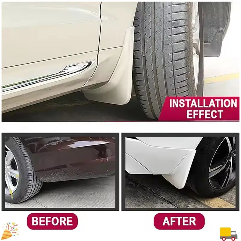 Wiel Spatborden Bescherming 4 stks/set Witte Auto Accessoires Fit Voor Volvo XC60 2018-2023 Voor, achter Spatborden