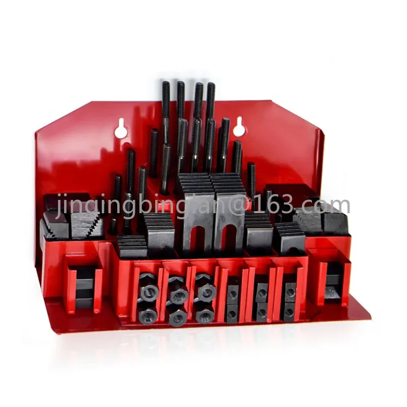 

58pcs Milling Machine Clamping Set Mill Clamp Kit Vice M12 Universal Fixture Screw Set Pressure Plate Processing Parts