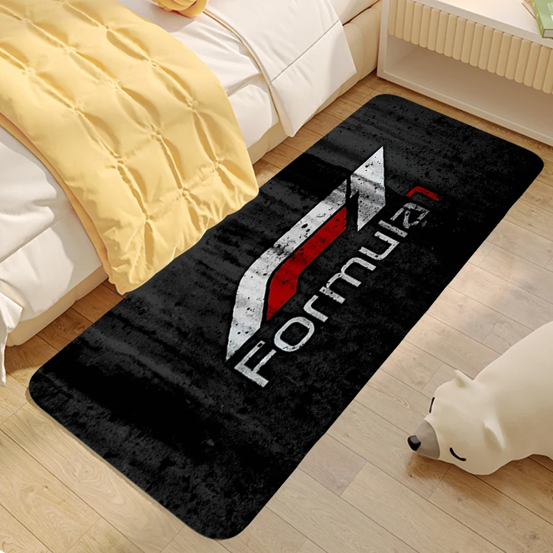 Non Slip Carpet for Bedroom F-Formula 1 Veranda Floor Mat Outdoor Entrance Doormat Bathroom Living Room Rug Home Decorations