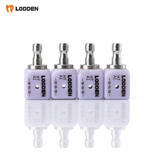 Imagen 2 del producto Lodden-cerámica de vidrio A16 con orificio, bloques de disilicato de litio, cubos de cerámica de vidrio CAD/CAM, sistema abierto, materiales de chapa para dentista