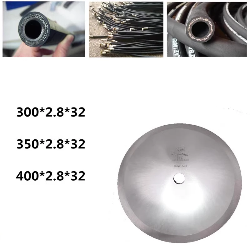 Diameter 250mm 300mm 350mm cutter slice high pressure Rubber hydraulic hose cutting machine disc