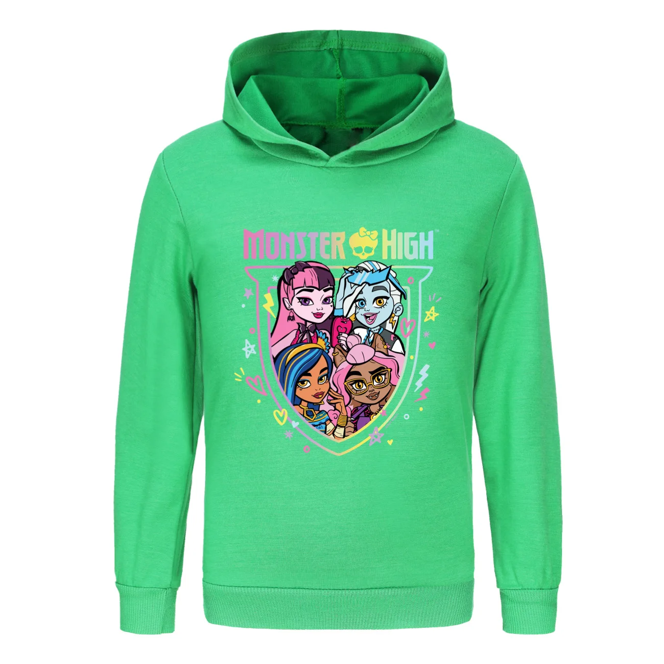 Monster high hooded top hoodie sweater 3532