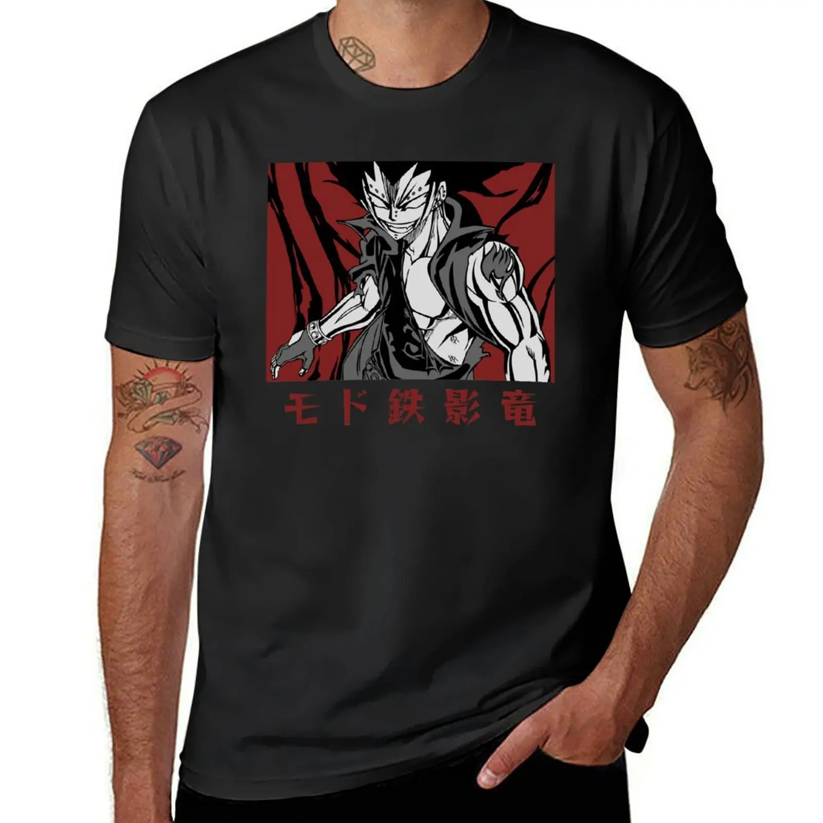 Gajeel T-Shirt Aesthetic clothing anime summer tops sublime mens champion t shirts