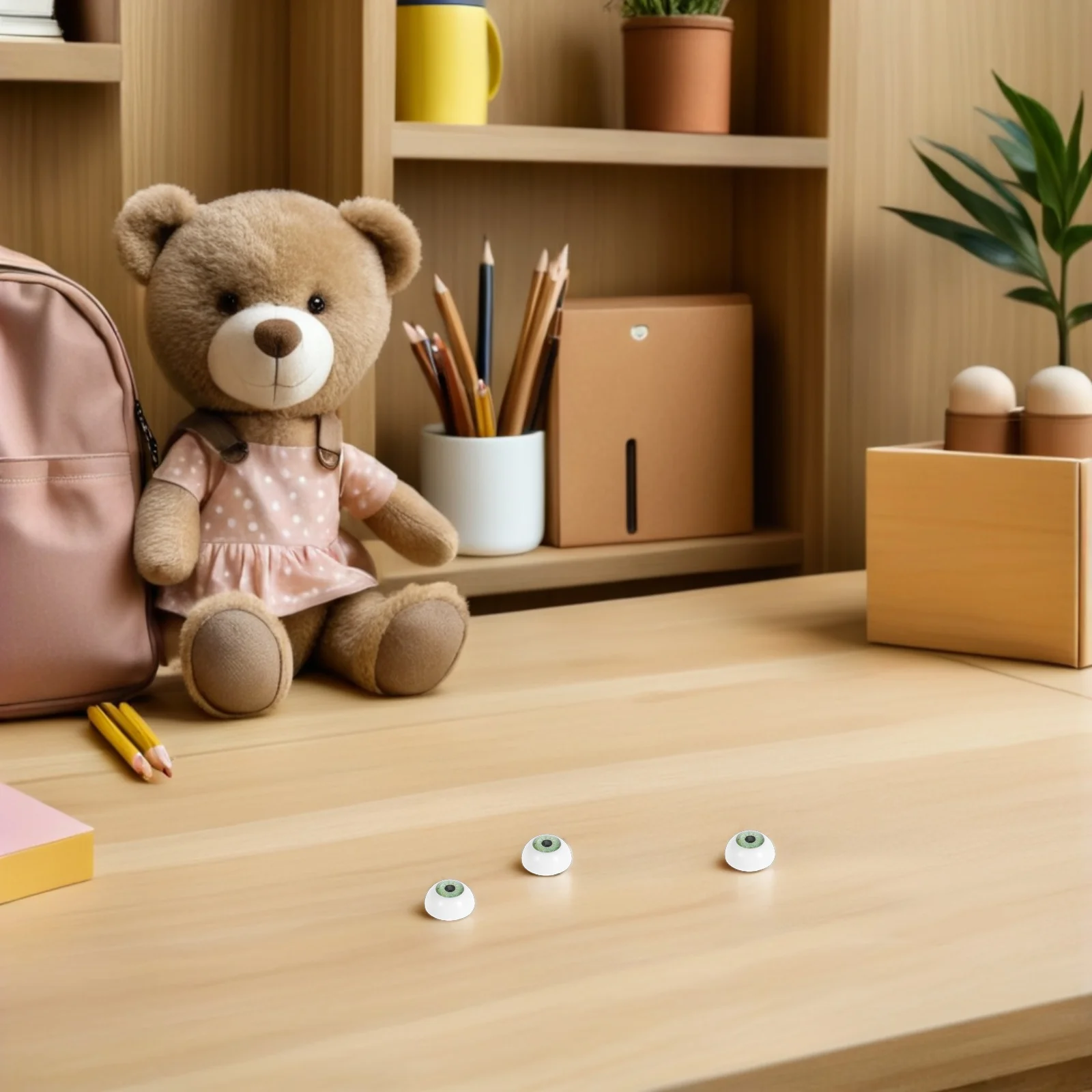 40 قطعة 20 مللي متر عيون السلامة البلاستيكية مقل العيون الحرفية الواقعية للحيوانات الكروشيه المشاريع المحشوة عيون وهمية مقل العيون وهمية #5