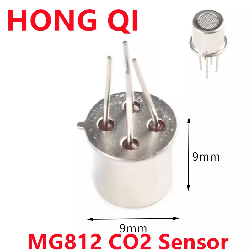 MG812 CO2 Sensor Ultra Low Power Carbon Dioxide Sensor Module Detection Air Quality 0-10000ppm MG-812