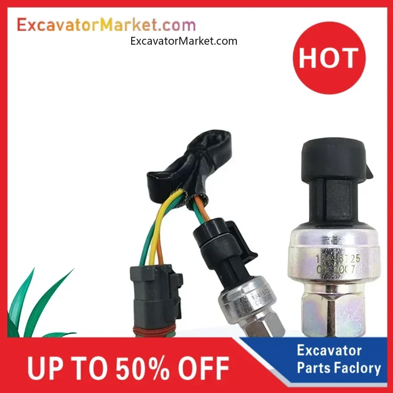 For excavator For CATERPILLAR CAT312 324 325 329 330 345C B D Oil Pressure Sensor 194-6725 high quality excavator accessories