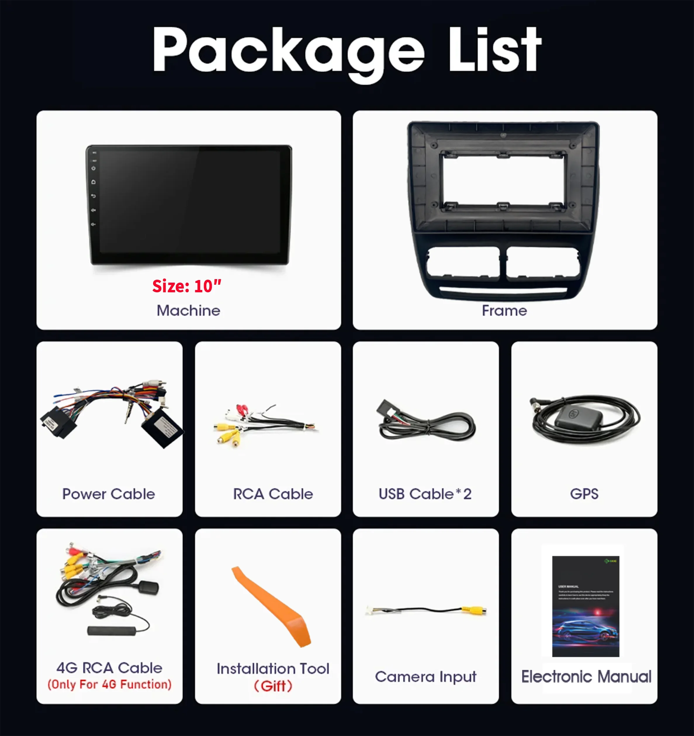 

For Fiat Doblo-Opel Combo Tour 2010-2015 Wireless CarPlay Android 14 Radio Car Multimedia Player 7862 8+256 radio Touch Screen