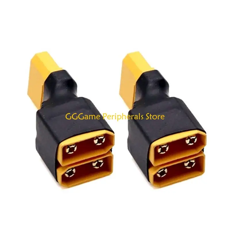 U55B XT90 Format Battery Coupler Adapter for Series Wiring Projects, Preassembled Body and to Two XT90 Power Use Today