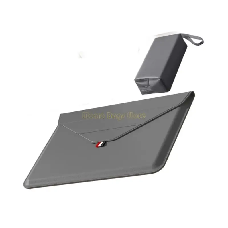 X90D Laptop Sleeve Case Portable Versatile Bag Laptop Case with Stand,Waterproof Antis Scratch Leather Laptop Protective Cover