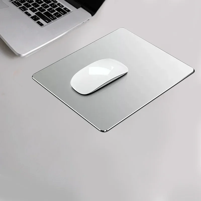 24*20cm/30*24cm Aluminum Alloy Mouse Pad Single Side Frosted Fine Smooth Edges and Corners Rounded Metal Mouse Pad