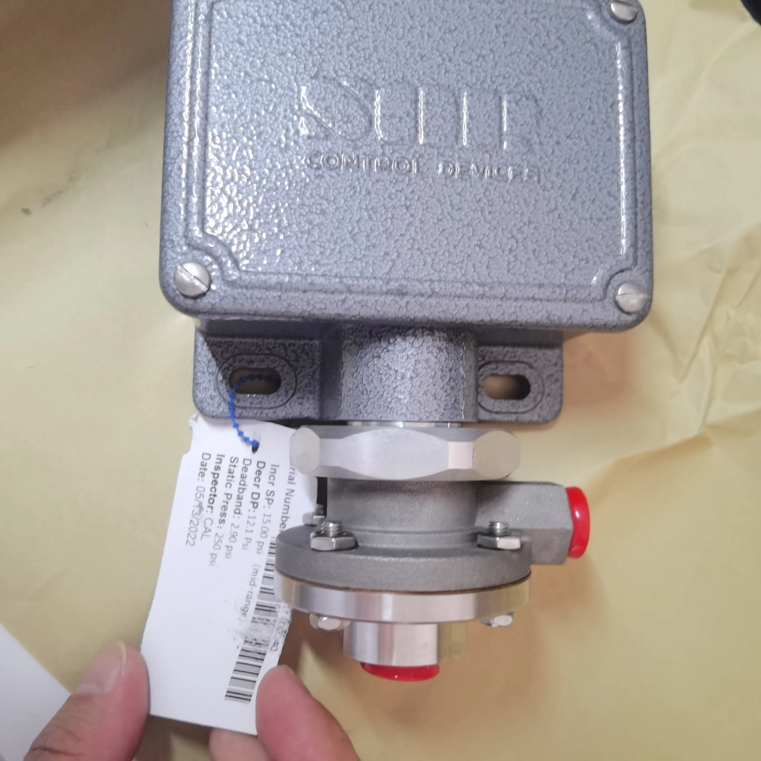 SOR pressure switch  107AL-N12-P1-F1A