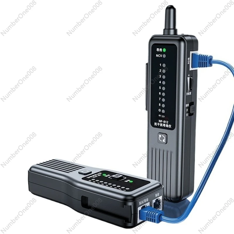 Network Cable Tracer NF-812, Anti-Interference Wire Tracker with Signal Generator for Ethernet LAN Line Testing