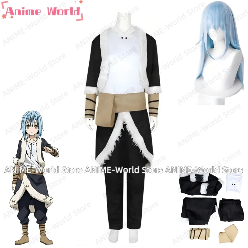 

《Custom Size》That Time I Got Reincarnated As A Slime Tensei Shitara Suraimu Datta Ken Rimuru Cosplay Costume Wig Halloween