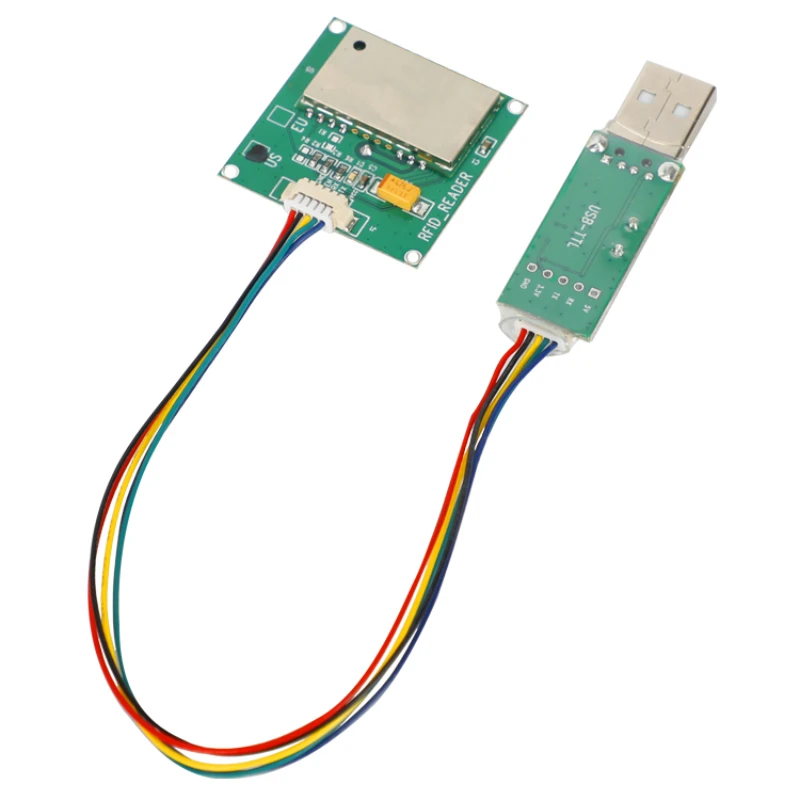 RFID module: low-power reader, serial port, TTL communication, UHF radio frequency identification, read and write