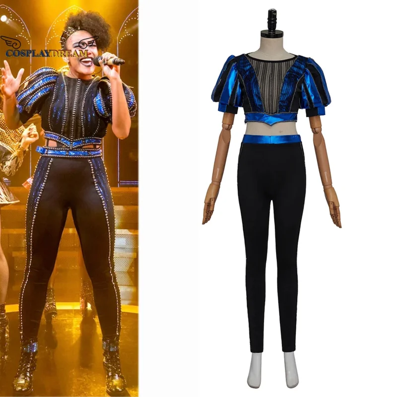 SIX the Musical Catherine Parr Cosplay Costume Short Top Pants Suit Performance Outfit Music Festival Clothes Halloween Costume