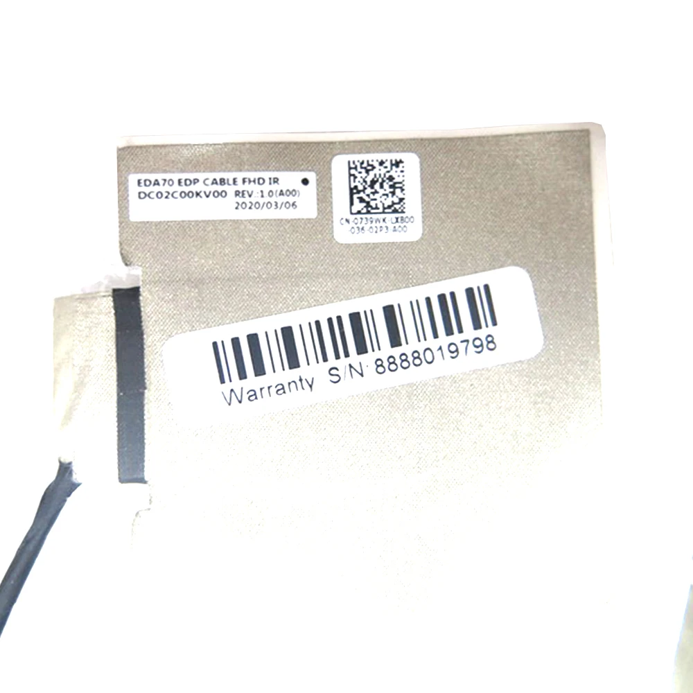 Laptop LCD LVDS Cable For DELL For Precision 7740 0739WK 739WK DC02C00KV00 30Pin EDP FHD