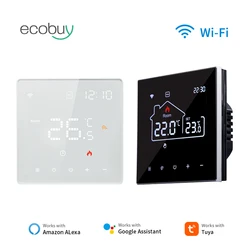 Tuya Wifi Thermostat Electric Heating Smart Room Thermostat Underfloor Heating Wifi Connected Thermostat 220V Goolge Home Alexa