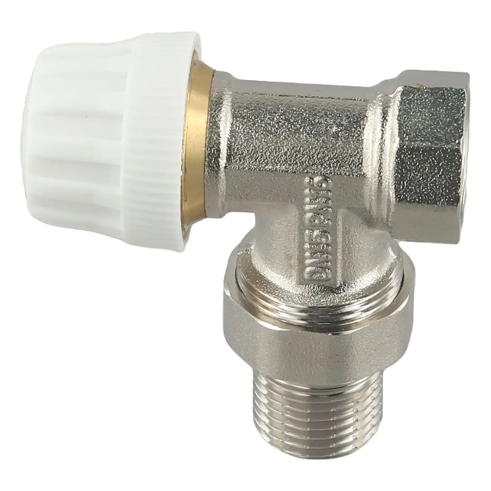 DN15 Thermostatic Valve Brass Angle Thermostatic Valve Brass Construction Energy-saving For Energy-efficient Heating