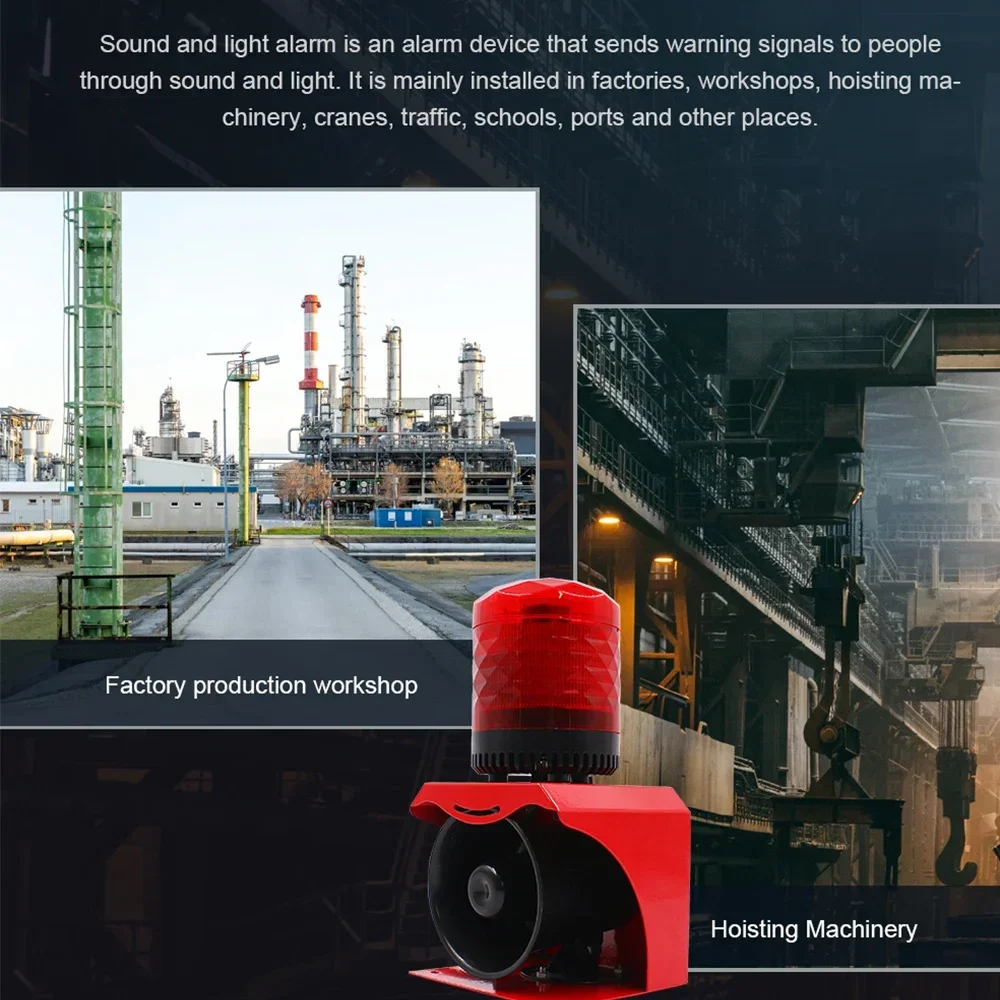 IP65 DC 12 Volt 120db Infrared Remoto Control Voice Alarm Factory Security Alert Fire Voice Alarm Siren
