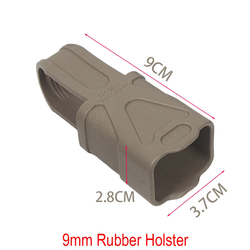 5.56 7.62 guanto in gomma a sgancio rapido per fondina con manicotto in gomma per caricatore da 9mm per manicotto per caricatore M4 AK