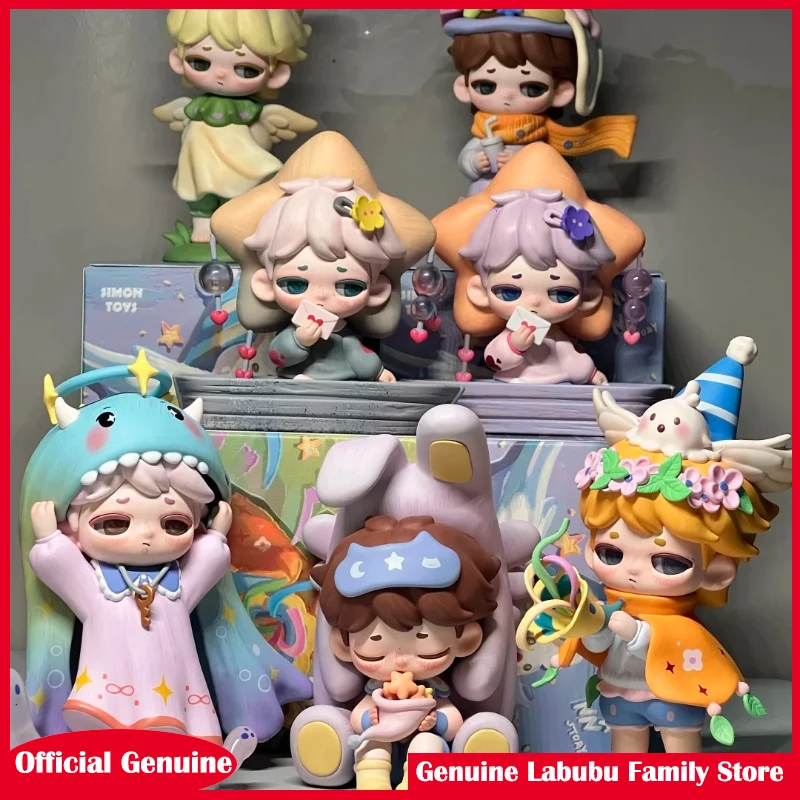 

Genuine Mann Story The Imaginative Me Series Blind Box Cartoon Anime Doll Models Figurines Toys Desktop Ornaments Toy Gifts