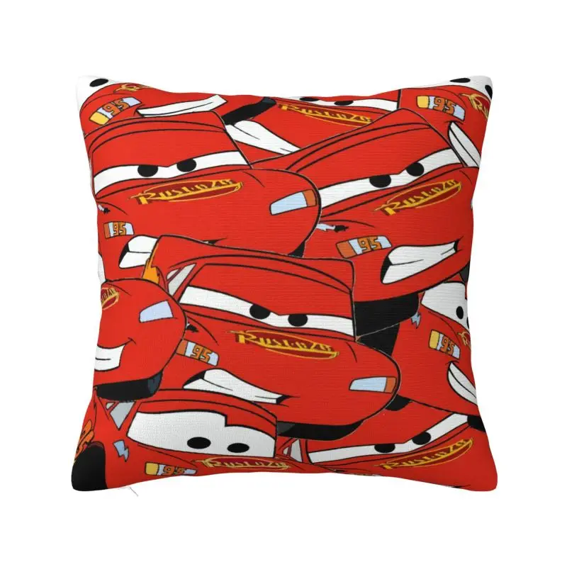 

Custom Lightning McQueen Collage Cartoon Throw Pillowcase Nordic Cushion Cover Car Pillowcase