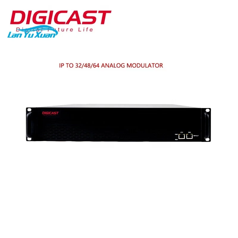 DIGICAST  IP to PAL Converter NTSC 32 Channels  IP to Analog RF Modulator