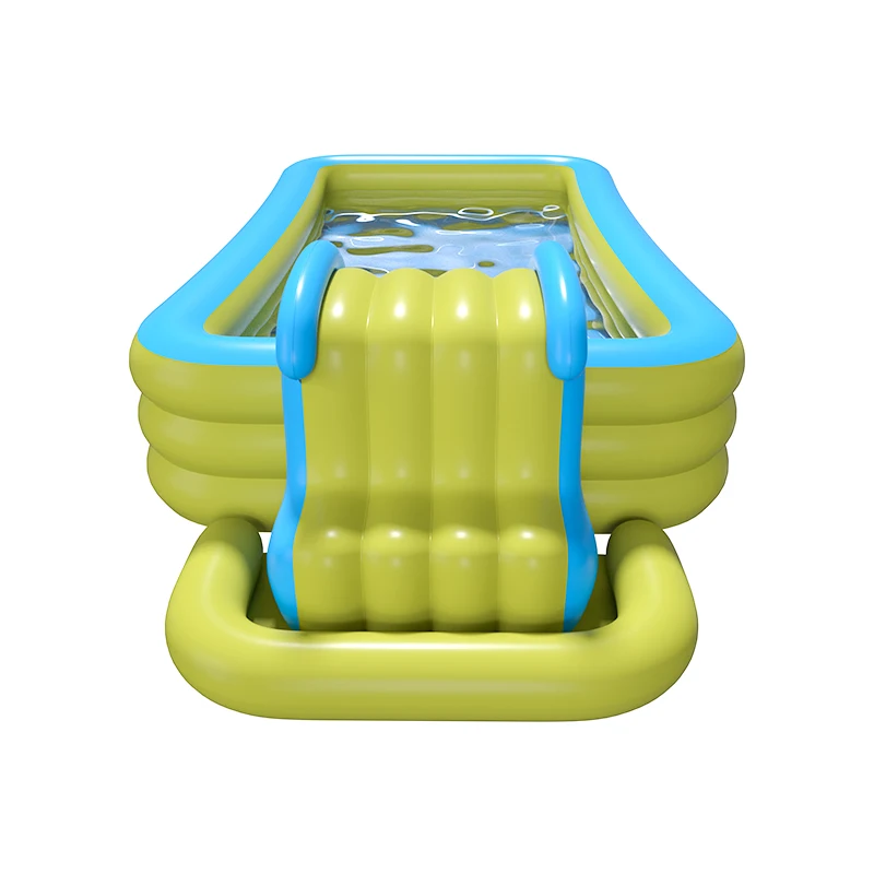 Piscina inflable plegable para niños y adultos, juego de agua familiar para exteriores, novedad