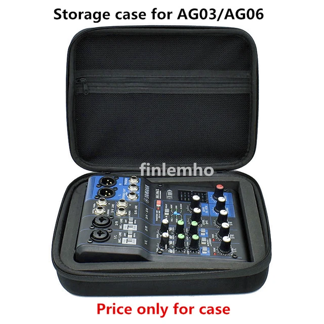 1PC Storage Case For Mixer Yamaha AG03 AG06 MG06 Portable Hard Shell Cover  With EVA Protection - AliExpress 44