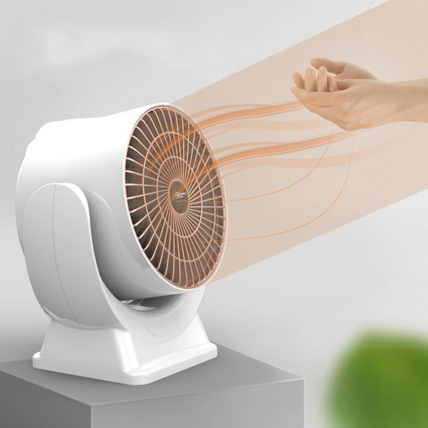 desktop fan heater. Enjoy the quiet operation and stylish design of this efficient mini heater, designed to provide warmth and c