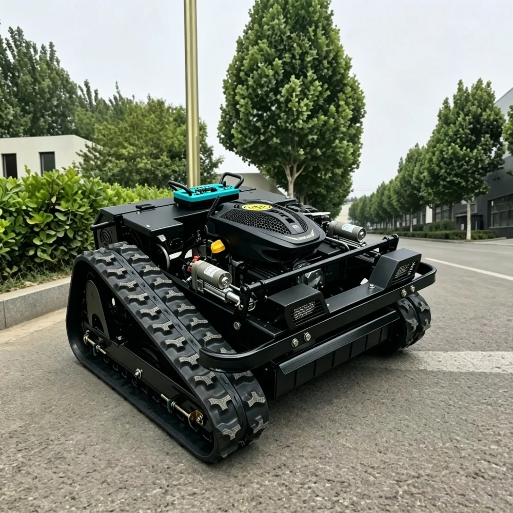 

Tracked Lawn Mower Robot Automatic Remote Control Lawn Prune Agriculture All-Terrain High Efficiency Business