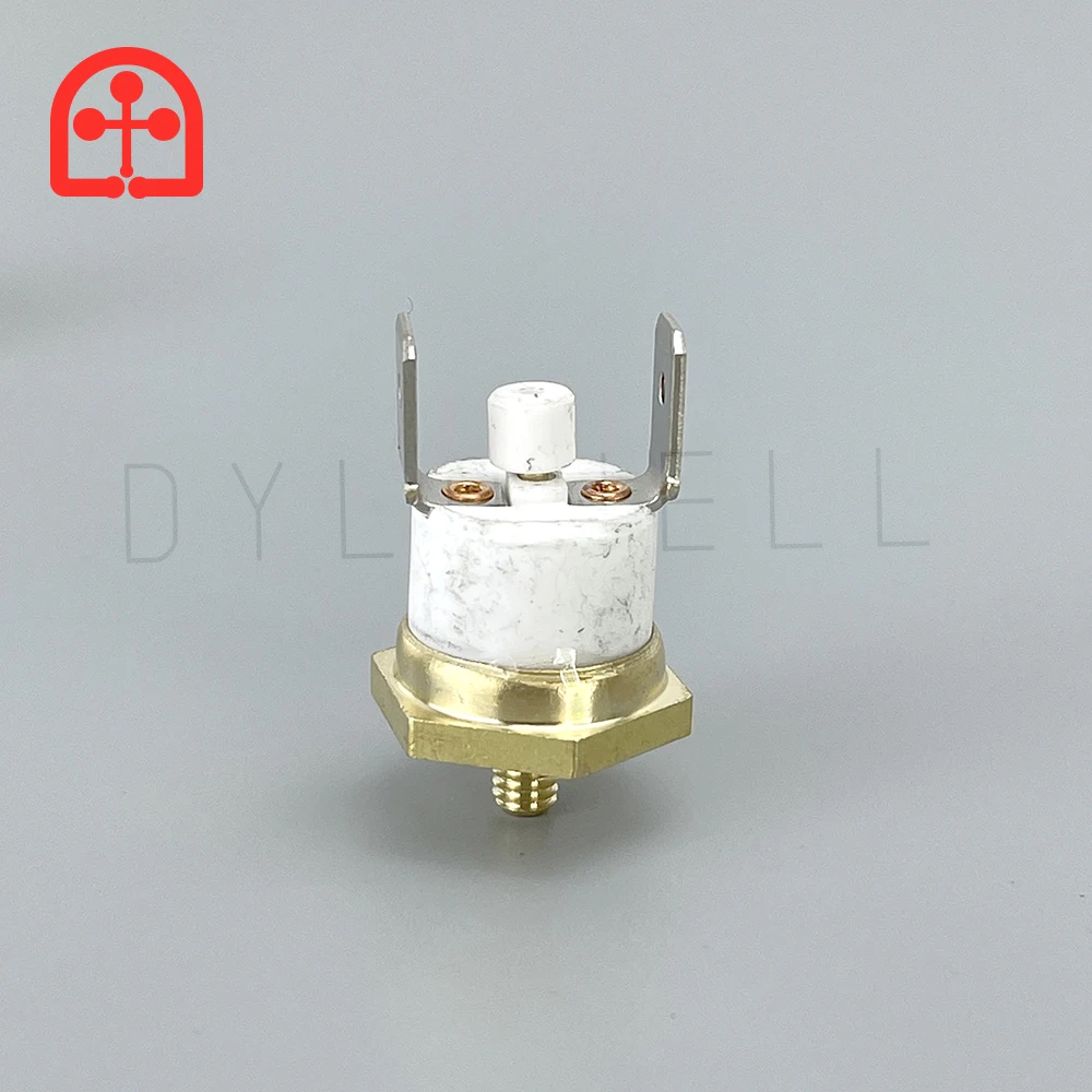 KSD301 M4 10A 250V Normally closed 40 to150 degree KSD 301 Manual Reset Thread-in Brass Ceramic Temperature Switch Thermostat