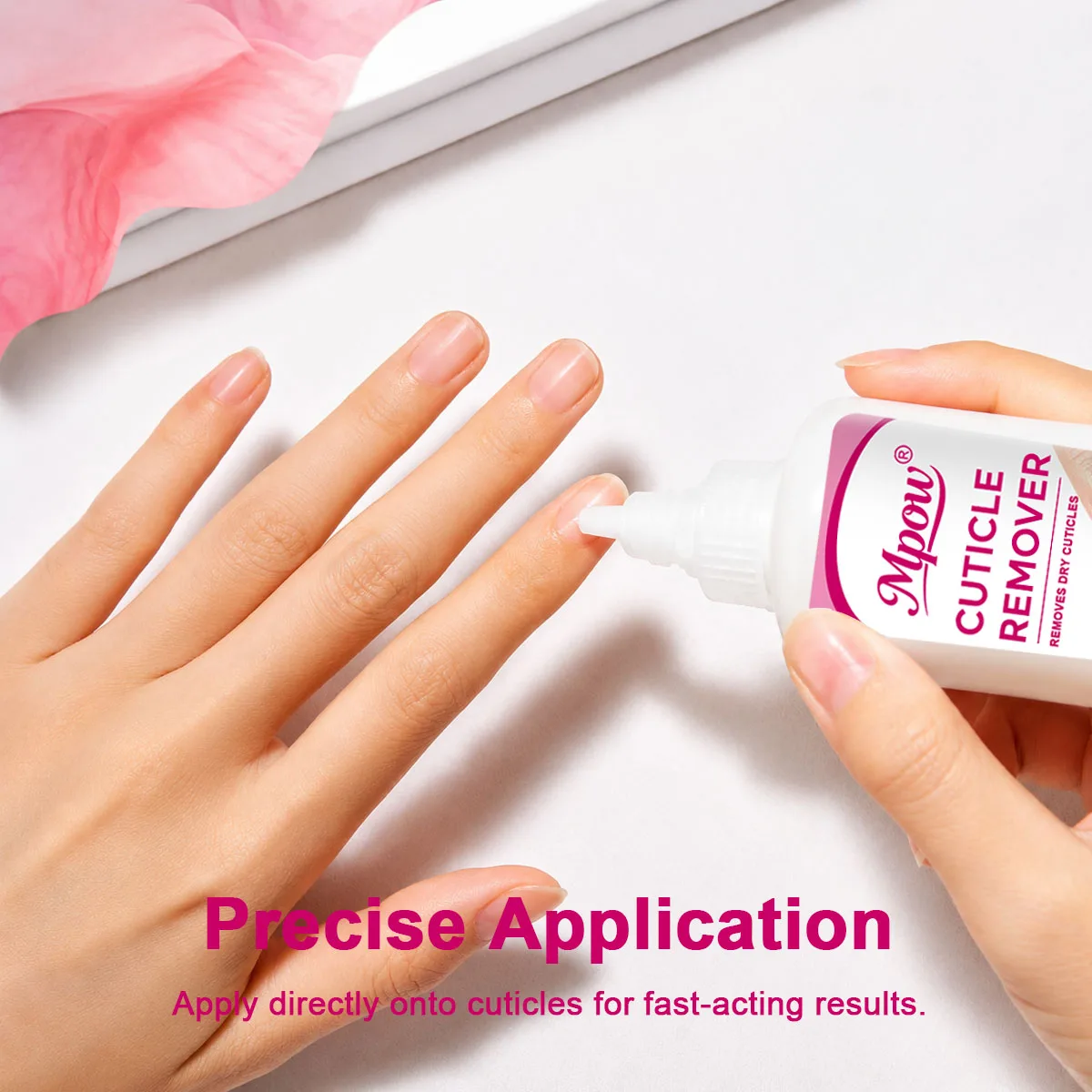 Mpow 30ml Nail Care Cuticle Remover Liquid Drop Bottle Soften Dead Skin for Nail Prep Nail Art Manicure Tool