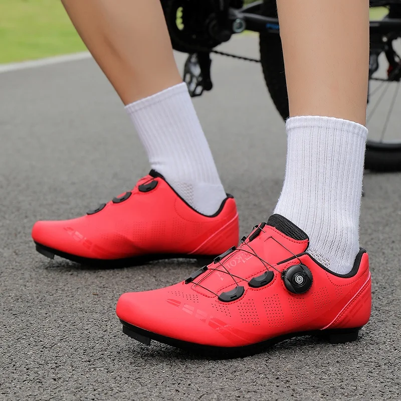 Herren-Mountainbike-Schuhe MTB, atmungsaktiv, rutschfest, hohe Härte, geeignet für Outdoor-Straßenrennen, Mountain-Offroad-Fahren 37-46 – Detail 31