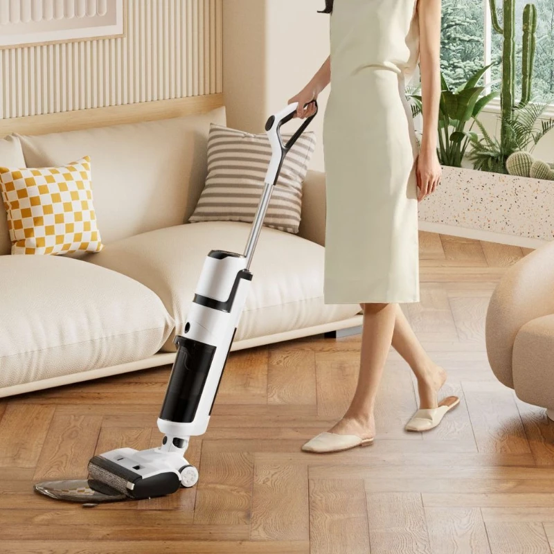 

Strong Suction Long Battery Life Wet Dry Vacuum Cleaner Simple Operation Deep Decontamination Convenient Washing Vacuum Cleaner