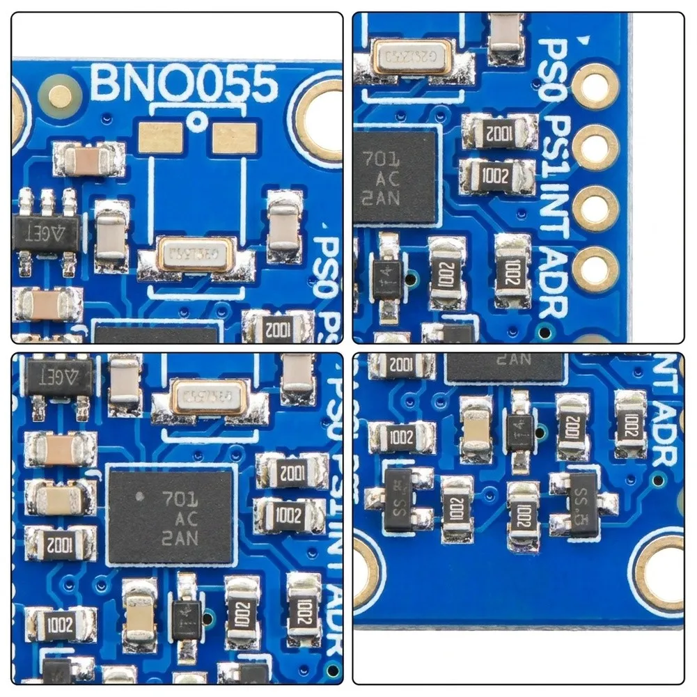BNO055 Absolute Orientation Sensor Module Enabling Real-Time Motion Sensing for Drones Autonomous Systems and Edge AI Devices