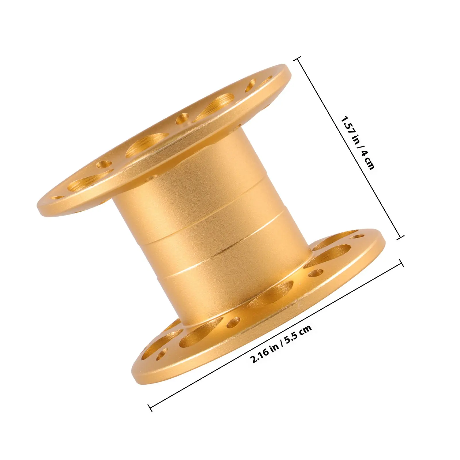 Aluminum Diving Finger Reel Lightweight Compact Scuba Spool for Cave Diving Snorkeling Signal Buoy