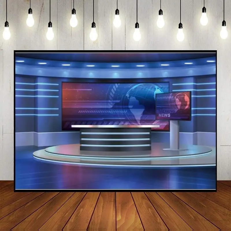 Vinyl Press Conference News Event TV Interior Broadcasting