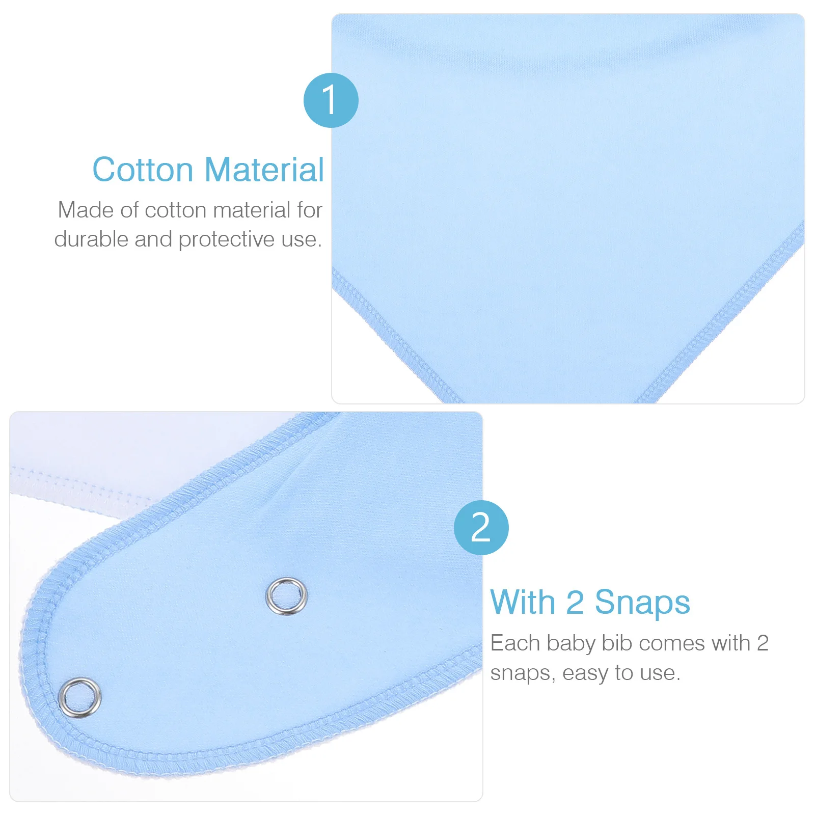 

6 шт., детские нагрудники-банданы, впитывающие треугольные нагрудники для слюней, мягкие для новорожденных, прорезывание зубов, подарок для детского душа, полотенце для слюны, полотенце для слюны