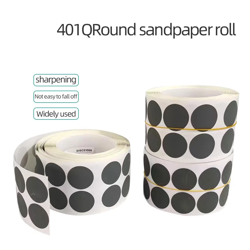 1 inch point grinding adhesive round sandpaper 1000 mesh 1200 mesh 1500 mesh 2000 mesh 2500 mesh