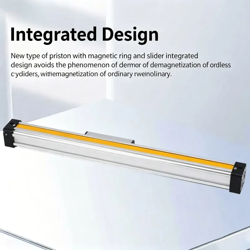 Mechanically Jointed Double Acting Rodless Piston OSP Pneumatic Cylinder OSP25 OSP32 Bore 25mm 32mm Stroke 300-1100mm