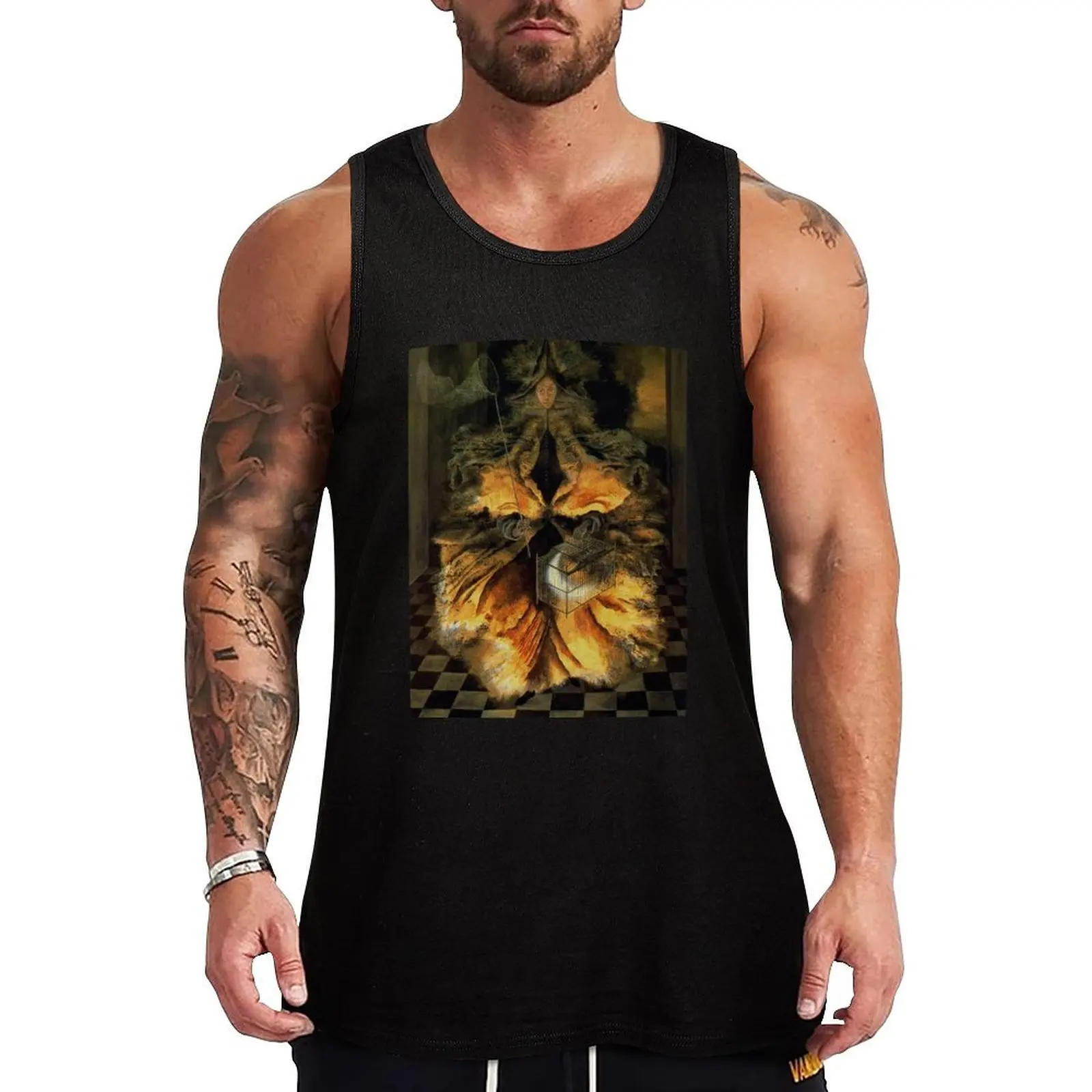 Star Huntress by Remedios Varo Tank Top Simple Graphic Tank Top Minimal Print Sleeveless