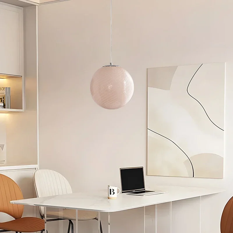 Colorful Bubble Creative Glass Pendant Light  Medieval Cream Restaurant Bedroom Children's Room Light Lustre