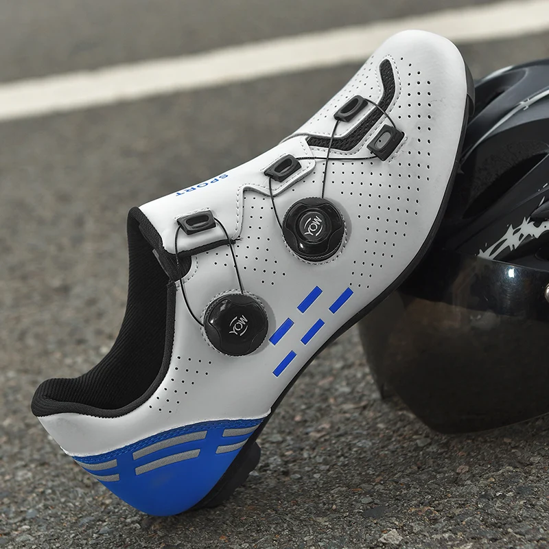 

Bicycle professional cycling shoes four seasons unisex anti slip wear-resistant comfortable breathable large size riding shoes