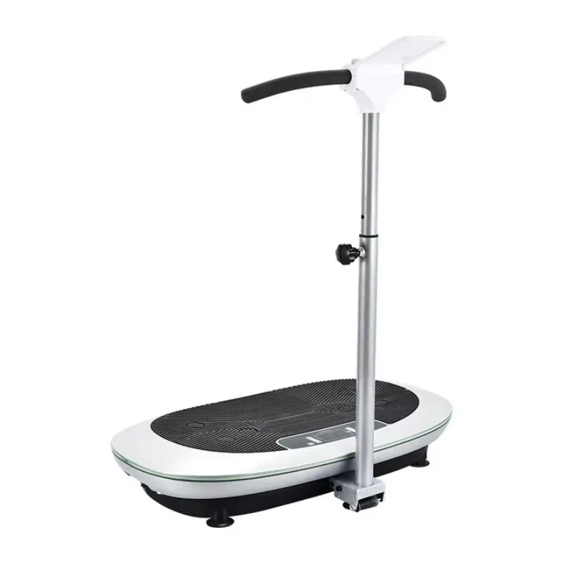 Sports Fitness Equipment-3D Workout Machine Whole Body Slimming Vibration Plate with Handle Vertical Direction