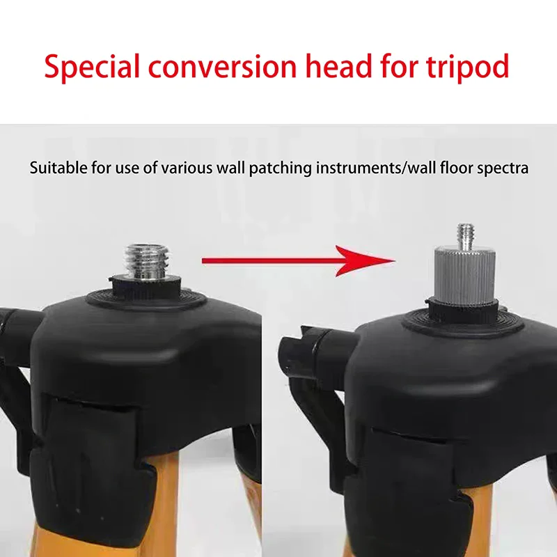 Bracket 5/8in 1/4in Laser Leveller Tripod Adapter Conversion Connector to Accessory Tripod Adapter Laser Leveller
